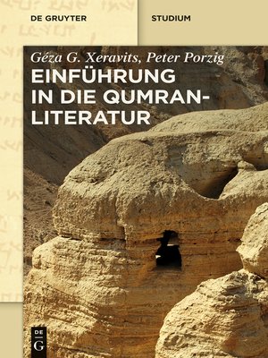 cover image of Einführung in die Qumranliteratur